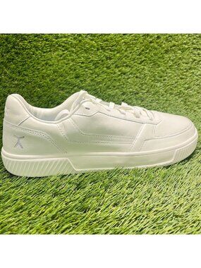 Flux Footwear Adapt Leather Trainer White Mens Size 12.5 Athletic Shoes Sneakers